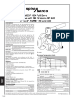 M33F ISO Full Bore Ball Valve API 6D Firesafe API 607 2" To 8" ASME 150 and 300