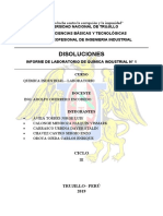 Informe Disoluciones Quimica