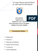 Effectiveness of Using Charcoal and Ash Based Handwash in Achieving Personal Hygiene