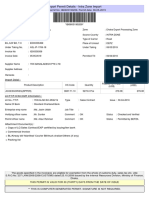 Import Permit Details - Intra Zone Import: Name of Company