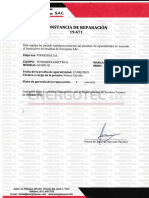 Constancia de Reparacion 19-671 Turbineta Electrica 3601b211e0 PDF