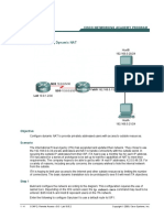 Lab 10.5.2 Configuring Dynamic NAT: Objective