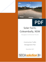 Solar Farm, Coleambally, NSW: Construction Traffic Management Plan