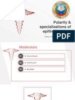 Polarity & Specializations of Epithelia Tissue