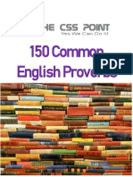 150 Common English Proverbs Booklet
