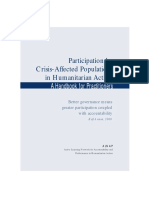 Participation by Crisis-Affected Population in Humanitarian Action