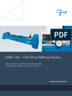 ESM 150 - Flat Shoe Milling Device