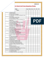 Target List & Check List From Samacheer Books