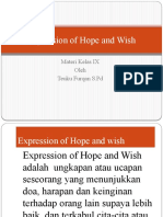 P2 Expression of Hope and Wish Kelas IX