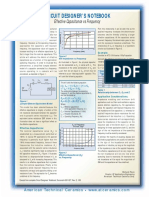 Circuit Designer'S Notebook: Effective Capacitance Vs Frequency