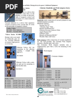 Flow and Vacuum Indicators Series M 3200 Chlorine Manifolds and Wall Adapters Series 3300