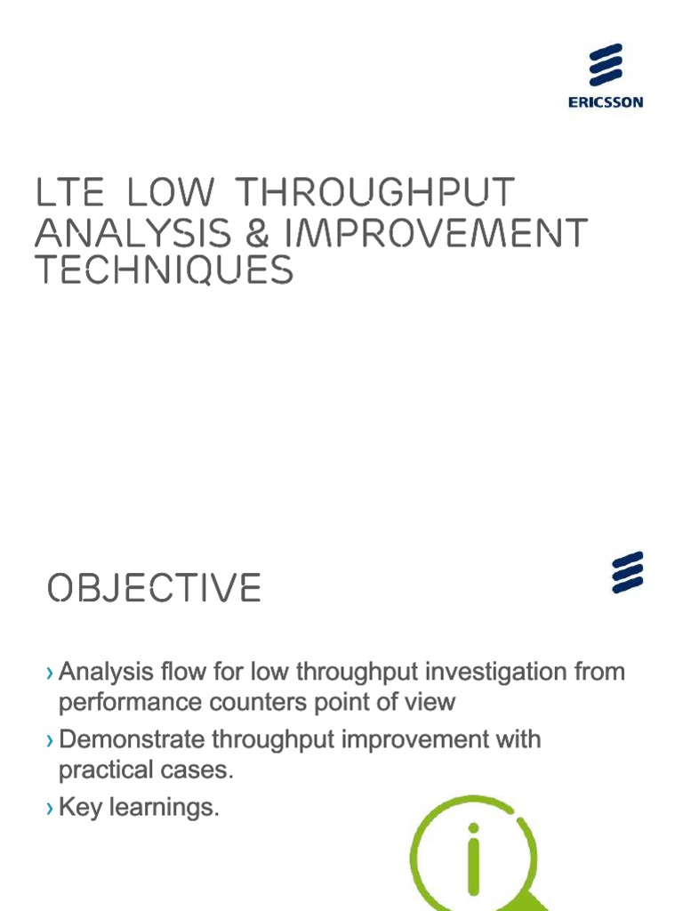 Low Throughput Analysis and Improvement | PDF | Mimo | Electrical ...