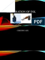 Preparation of Ink