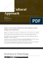 Socio-Cultural Approach: Urban Design