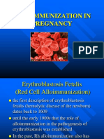 Alloimmunization in Pregnancy