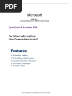 MB-901 PDF Demo Exam Download 2020