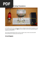 Inverter Circuit Using Transistors