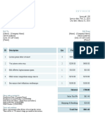 Invoice 23 F