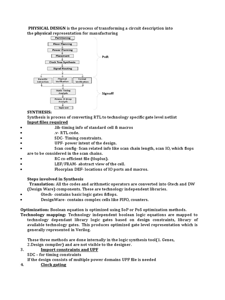 Synthesis | PDF | Logic Synthesis | Logic Gate
