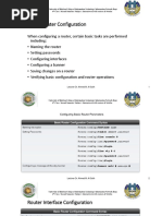 Basic Router Configuration: Lecturer Dr. Ahmed M. Al-Salih 1