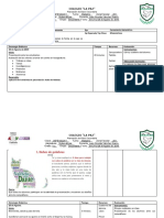 Plan de clase segundo sec. semana 24 al 28 de agosto