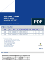 Site Name: Kiwira SITE ID: 6033 3G - SSV Report