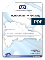 NORDOM 220 (1RA. Rev. 2015)