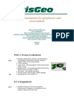 Portable Instruments For Geophysics and Environment: PMG-1 Proton Gradiometer