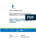 MODUL PENELITIAN KUALITATIF