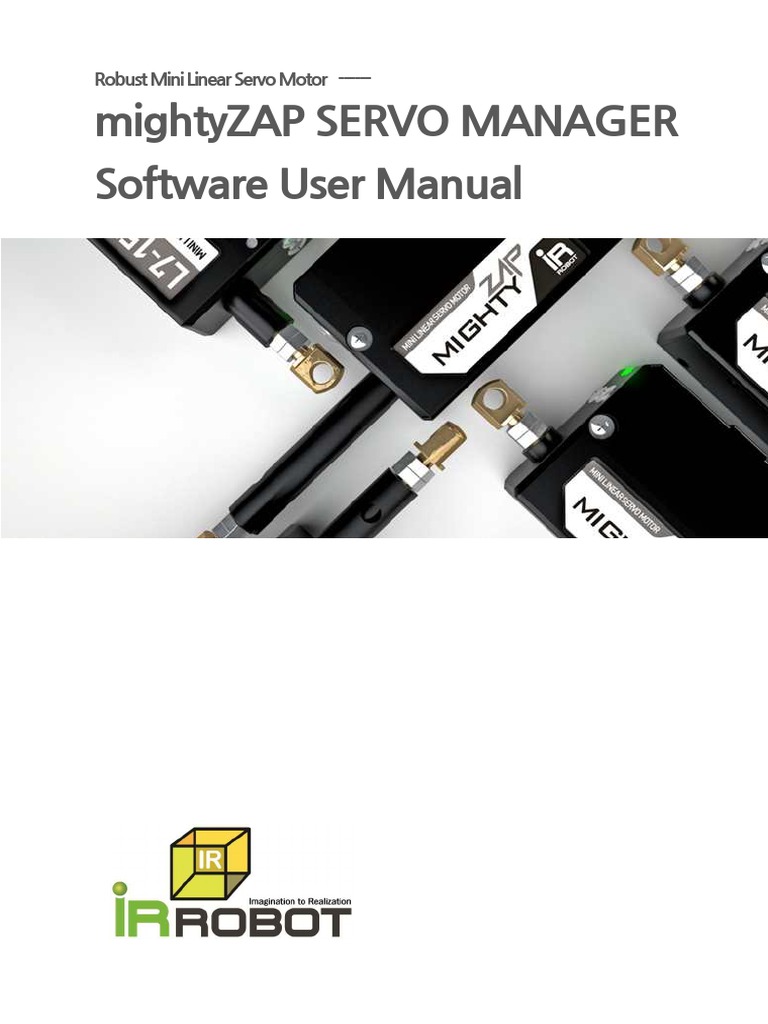 Mightyzap Servo Manager Software User Manual Robust Mini Linear Servo
