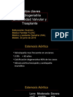 Cariogeriatría Enfermedad Valvular y Trasplante