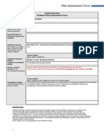 Construction Risk Assessment Sample Form PDF