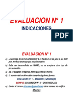 Indicaciones - Evaluacion #1 PDF