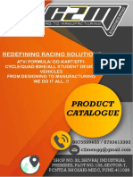 Product Catalogue: Redefining Racing Solutions