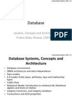 BPA DBMS Chapter2 - Database Architecture