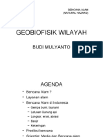 Geobiofisik Wilayah: Budi Mulyanto