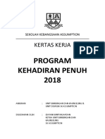 KERTAS KERJA PROGRAM KEHADIRAN PENUH 2018