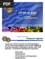 Joint Task Force Civil Support Brief NORTHCOM