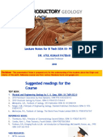 Unit 1 NOTES PDF - INTRODUCTORY GEOLOGY 310818