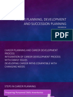 Career Planning, Development and Succession Planning: Presented By: Rohini B. Agre