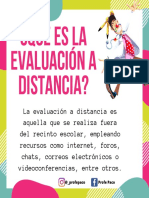 ¿Qué Es La Evaluación A Distancia - PDF