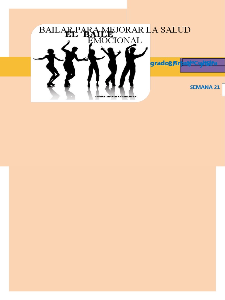 Bailar: Clave para la Salud Emocional | PDF | Bailes | Las emociones