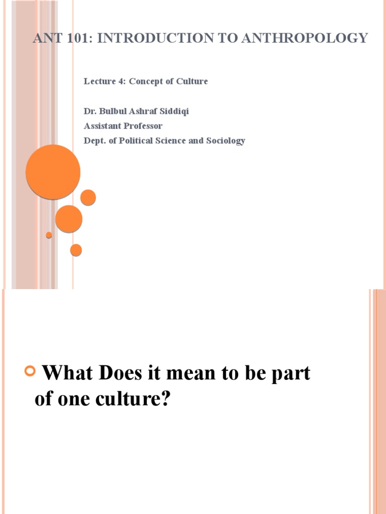 Understanding Culture in Anthropology | PDF | Value (Ethics) | Traditions