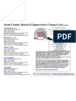 Scott County Board of Supervisors Contact List