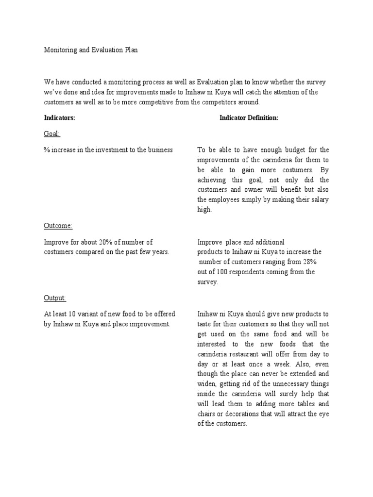 Indicators Indicator Definition PDF