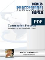 Construction Proposal Template 09