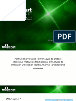 Us 17 Prandl PEIMA Harnessing Power Laws To Detect Malicious Activities From Denial of Service To Intrusion Detection Traffic Analysis and Beyond
