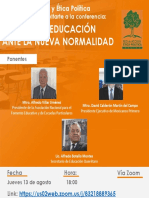 Retos de La Educación Ante La Nueva Normalidad