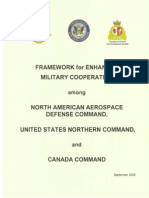 Framework for Enchanced Military and Canada Cooperation Sep 09