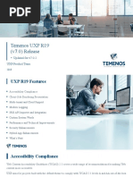 Temenos UXP R19 (v7.0) Release